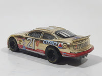 1996 Racing Champions NASCAR #21 Michael Waltrip Citgo Ford Thunderbird Gold Chrome Die Cast Toy Race Car Vehicle