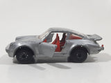 Vintage 1978 Lesney Matchbox Superfast No. 3 Porsche Turbo Silver Grey Die Cast Toy Car Vehicle with Opening Doors