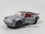 Vintage 1978 Lesney Matchbox Superfast No. 3 Porsche Turbo Silver Grey Die Cast Toy Car Vehicle with Opening Doors
