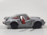 Vintage 1978 Lesney Matchbox Superfast No. 3 Porsche Turbo Silver Grey Die Cast Toy Car Vehicle with Opening Doors