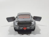Vintage 1978 Lesney Matchbox Superfast No. 3 Porsche Turbo Silver Grey Die Cast Toy Car Vehicle with Opening Doors