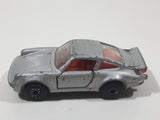 Vintage 1978 Lesney Matchbox Superfast No. 3 Porsche Turbo Silver Grey Die Cast Toy Car Vehicle with Opening Doors