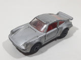Vintage 1978 Lesney Matchbox Superfast No. 3 Porsche Turbo Silver Grey Die Cast Toy Car Vehicle with Opening Doors