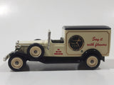 Lledo Days Gone 1936 Packard Delivery Van FTD Florist Transworld Delivery "Say it with flowers" Cream White Die Cast Toy Car Vehicle