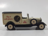 Lledo Days Gone 1936 Packard Delivery Van FTD Florist Transworld Delivery "Say it with flowers" Cream White Die Cast Toy Car Vehicle