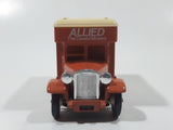 Lledo Days Gone Promotional Allied The Careful Movers Orange Die Cast Toy Car Vehicle