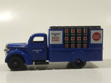 Lledo Chevron No. 17 Standard Oil Roof Paint 1939 Delivery Truck Blue Die Cast Toy Car Vehicle