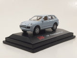 Malibu International Ltd Porsche Cayenne Turbo 1/87 Scale Light Blue Die Cast Toy Car Vehicle in Display Case 2 1/4" Long