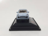 Malibu International Ltd Porsche Cayenne Turbo 1/87 Scale Light Blue Die Cast Toy Car Vehicle in Display Case 2 1/4" Long