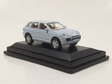 Malibu International Ltd Porsche Cayenne Turbo 1/87 Scale Light Blue Die Cast Toy Car Vehicle in Display Case 2 1/4" Long