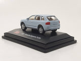Malibu International Ltd Porsche Cayenne Turbo 1/87 Scale Light Blue Die Cast Toy Car Vehicle in Display Case 2 1/4" Long