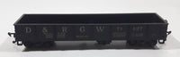 Varney HO Scale 2198 D & RGW 71 427 Gondola Black Plastic Train Car Vehicle