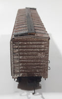 HO Scale Santa Fe A.T.S.F. 10529 Reefer Box Car Brown Toy Train Car Vehicle