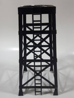 Black Metal Water Tower 8" Tall