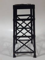 Black Metal Water Tower 8" Tall