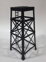 Black Metal Water Tower 8" Tall