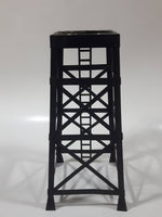 Black Metal Water Tower 8" Tall