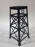 Black Metal Water Tower 8" Tall