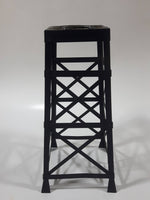 Black Metal Water Tower 8" Tall