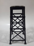 Black Metal Water Tower 8" Tall