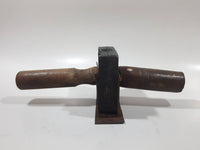 Antique Wood Handles Lead Egyptian Soldier Mold
