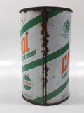 Vintage Castrol SAE 20 HD Motor Oil with Liquid Tungsten 6 1/2" Tall One Imperial Quart Metal Oil Can EMPTY