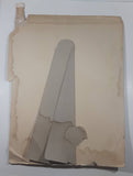 Vintage Jeris The Antiseptic Hair Tonic Man and Woman Themed Large 17" x 24 1/4" Cardboard Counter Top Store Advertisement