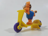 1989 McDonald's Garfield Scooter Rider 2" Tall Toy Figure