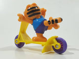 1989 McDonald's Garfield Scooter Rider 2" Tall Toy Figure