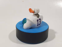 1997 McDonald's Disney The Mighty Ducks Puck Shaped Blue 2 1/4" Tall Toy Figure