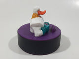 1997 McDonald's Disney The Mighty Ducks Puck Shaped Purple 2 1/4" Tall Toy Figure