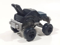 Monster Truck Dark Blue with Mouth Hood Plastic Die Cast Toy Car Vehicle