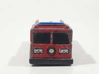 1982 Hot Wheels Fire Eater Red Fire Truck Die Cast Toy Car Vehicle - BW - Blue Lights