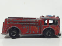 1982 Hot Wheels Fire Eater Red Fire Truck Die Cast Toy Car Vehicle - BW - Blue Lights