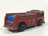 1982 Hot Wheels Fire Eater Red Fire Truck Die Cast Toy Car Vehicle - BW - Blue Lights