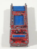 1982 Hot Wheels Fire Eater Red Fire Truck Die Cast Toy Car Vehicle - BW - Blue Lights