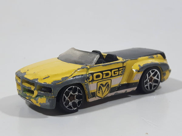 2006 Hot Wheels Hot Trucks Dodge Sidewinder Yellow Die Cast Toy Car Vehicle