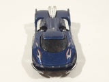 2001 Hot Wheels First Editions Maelstrom Dark Blue Die Cast Toy Car Vehicle