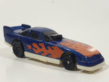 1996 Hot Wheels Flames Series Funny Car 1/5 Blue Die Cast Toy Race Car Vehicle McDonald's Happy Meal