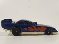 1996 Hot Wheels Flames Series Funny Car 1/5 Blue Die Cast Toy Race Car Vehicle McDonald's Happy Meal