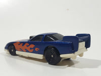 1996 Hot Wheels Flames Series Funny Car 1/5 Blue Die Cast Toy Race Car Vehicle McDonald's Happy Meal