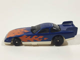 1996 Hot Wheels Flames Series Funny Car 1/5 Blue Die Cast Toy Race Car Vehicle McDonald's Happy Meal