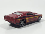 2014 Hot Wheels Mustang 50th '69 Mustang Red Die Cast Toy Muscle Car Vehicle