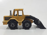 Vintage Majorette Tracto Bull Dozer Front End Loader No. 211 & 263 Yellow Black 1/87 Scale Die Cast Toy Construction Equipment Vehicle