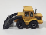Vintage Majorette Tracto Bull Dozer Front End Loader No. 211 & 263 Yellow Black 1/87 Scale Die Cast Toy Construction Equipment Vehicle