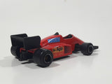 Vintage Majorette No. 282 Fiat AGIP 1/55 Scale Red Die Cast Toy Race Car Vehicle