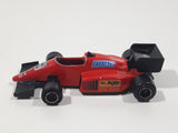 Vintage Majorette No. 282 Fiat AGIP 1/55 Scale Red Die Cast Toy Race Car Vehicle