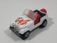 1986 Hot Wheels Jeep CJ-7 White Die Cast Toy Car Vehicle