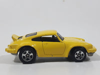 1999 Hot Wheels Porsche 911 P-911 Yellow Die Cast Toy Car Vehicle