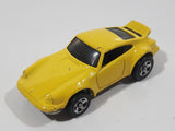 1999 Hot Wheels Porsche 911 P-911 Yellow Die Cast Toy Car Vehicle